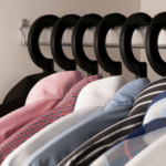 Hanged shirts
